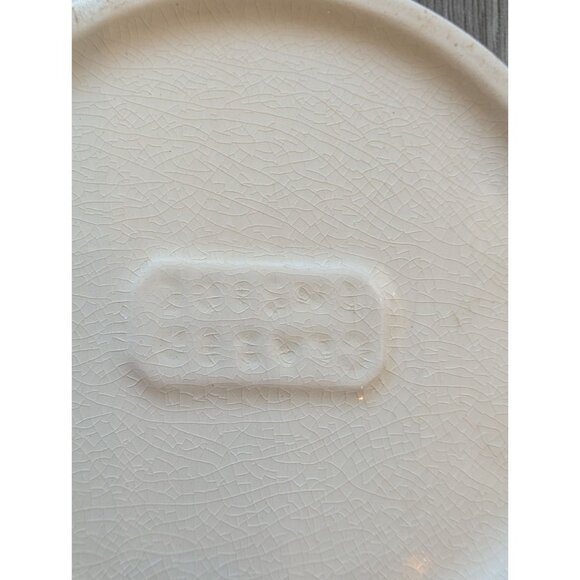 Vintage Blue & White Hexagonal Ceramic Bowl With Floral Design Cameo Harker - Picture 6 of 6